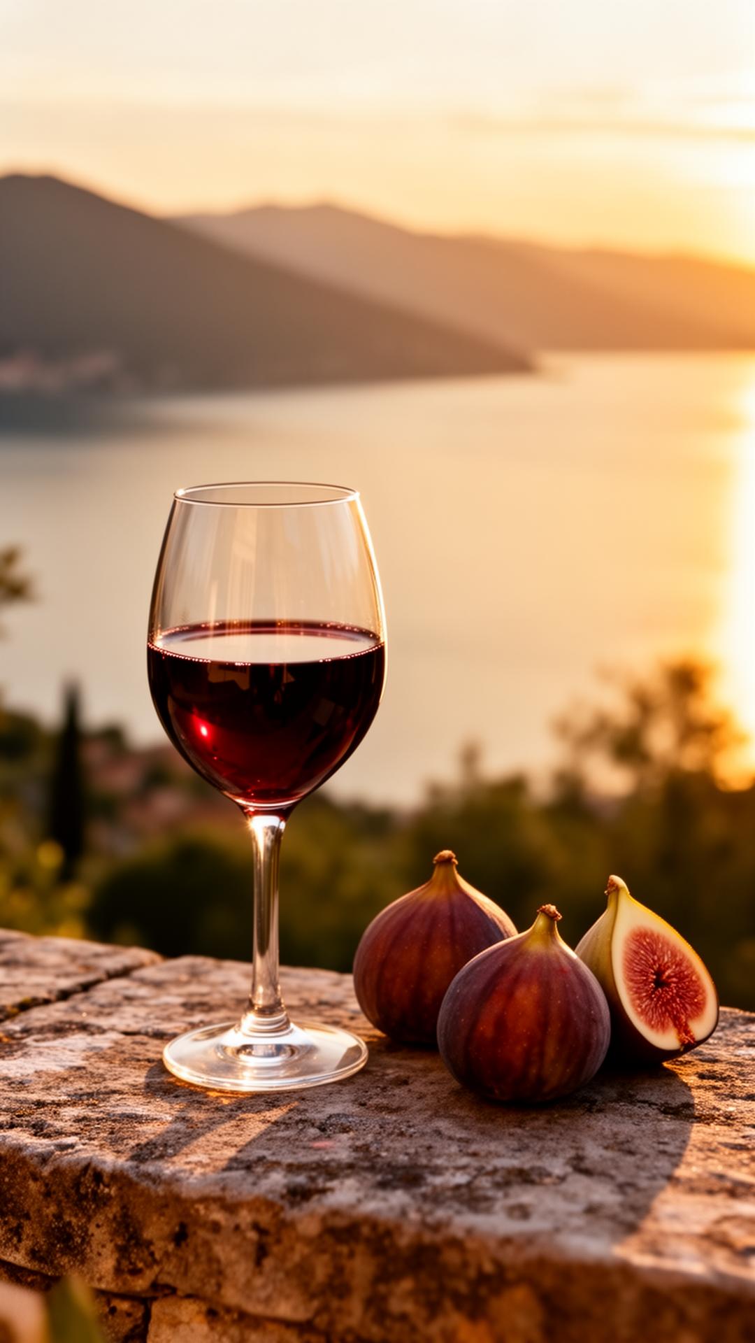 Aperitivo in terrazza al tramonto