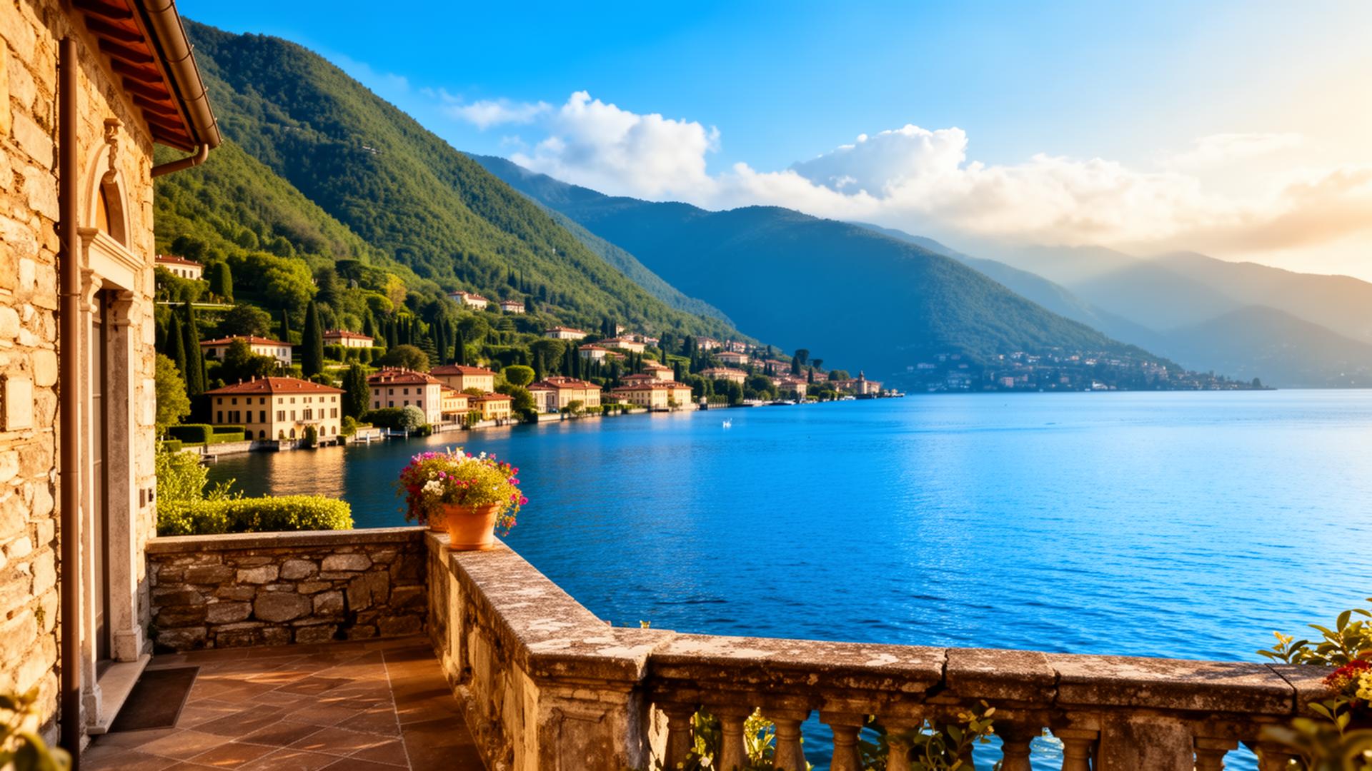 Maison Fortis Como — vista sulle colline